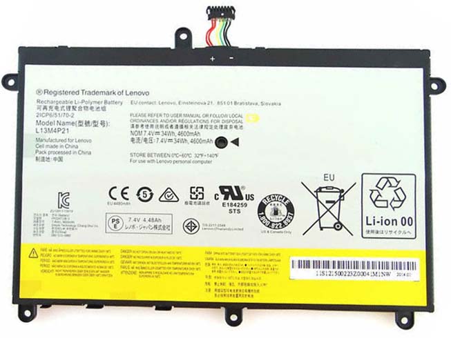 Batería para Y710-Y730a-/IdeaPad-Y710-4054-/-Y730-/-Y730-4053/lenovo-L13M4P21